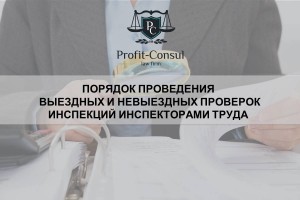 Порядок проведения выездных и невыездных инспекций инспекторами труда 